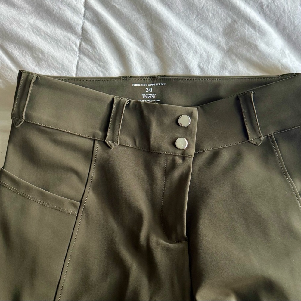 Like New! Free Ride Equestrian Olive
PRO Full Seat Breeches Size 30 - Picture 4 of 4
